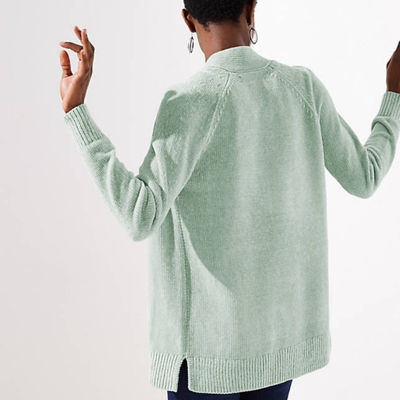 LOFT Women's Chenille Open Cardigan - NWT - Picture 3 of 4